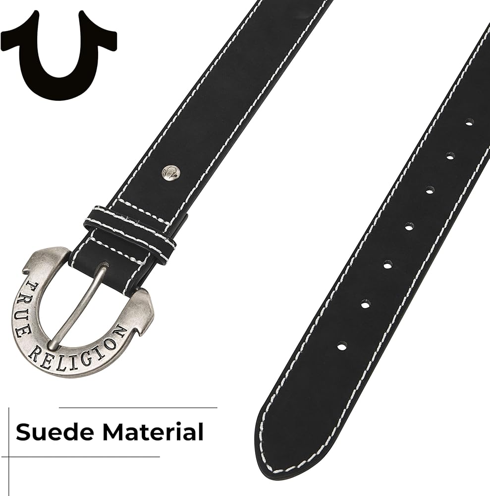 Amazon | True Religion Belts for Women Jeans用ベルト ブラック