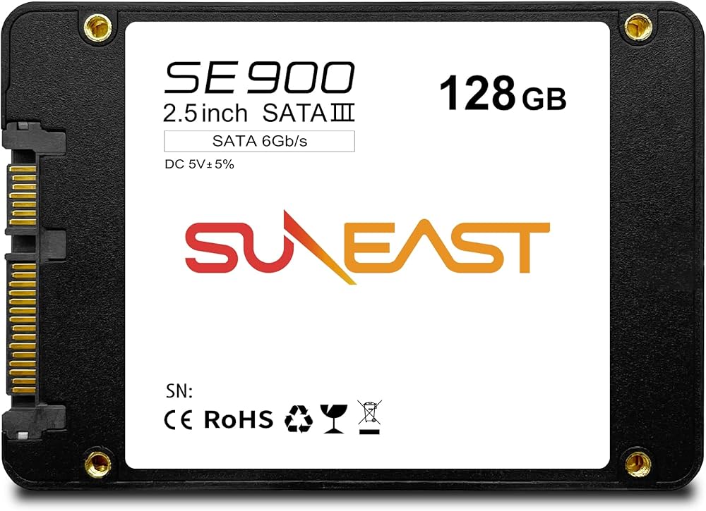 Amazon | SUNEAST 内蔵SSD 128GB 2.5インチ 3D NAND採用 SATA3 6Gb/s 3
