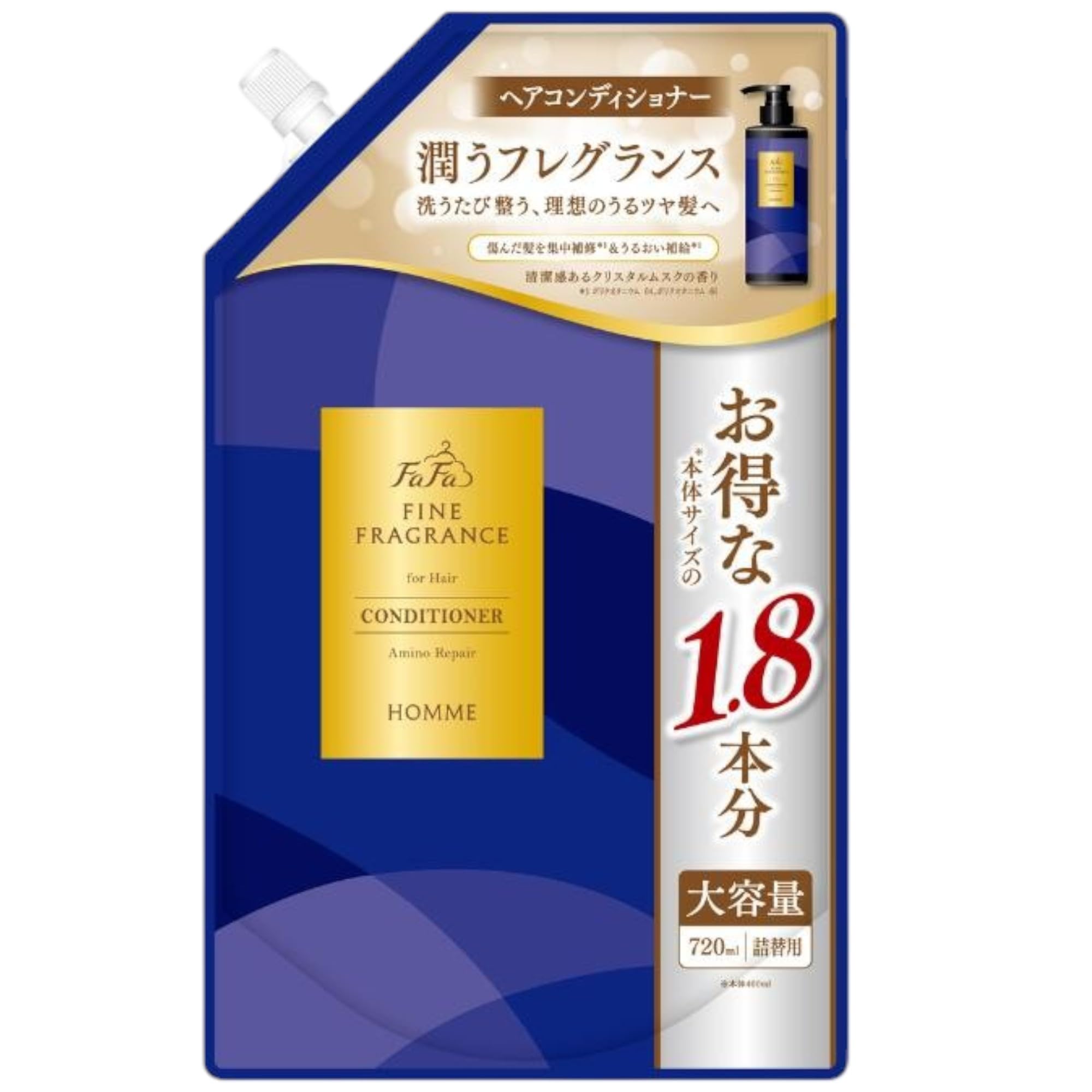 Amazon | ファーファ ファインフレグランス オム シャンプー