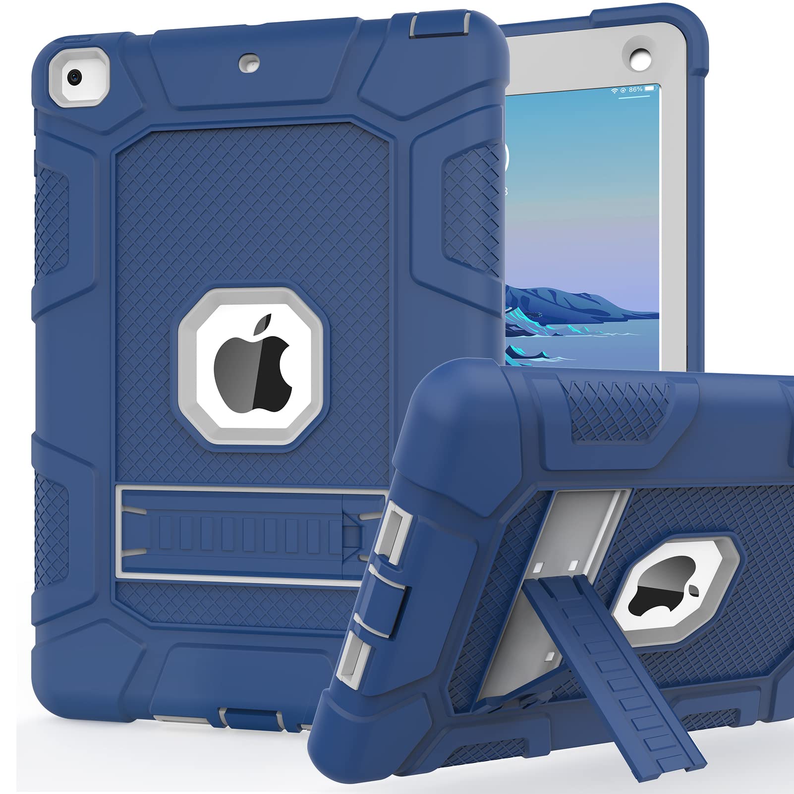 iPad Mini 5 Case, iPad Mini 4 Case, Hybrid Three Layer Armor