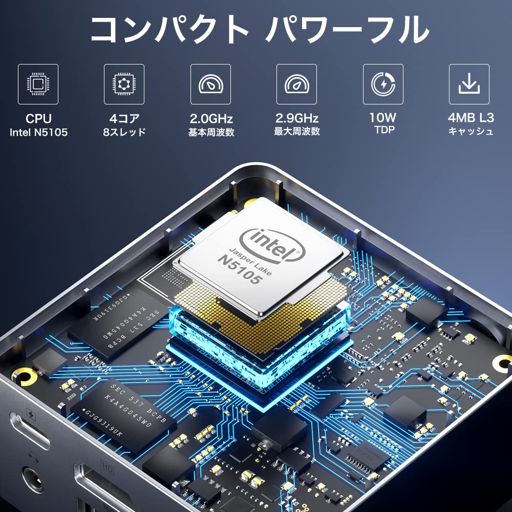 Amazon.co.jp: GMKtec Windows 11 Pro ミニpc 16GB DDR4 [コンピュータ