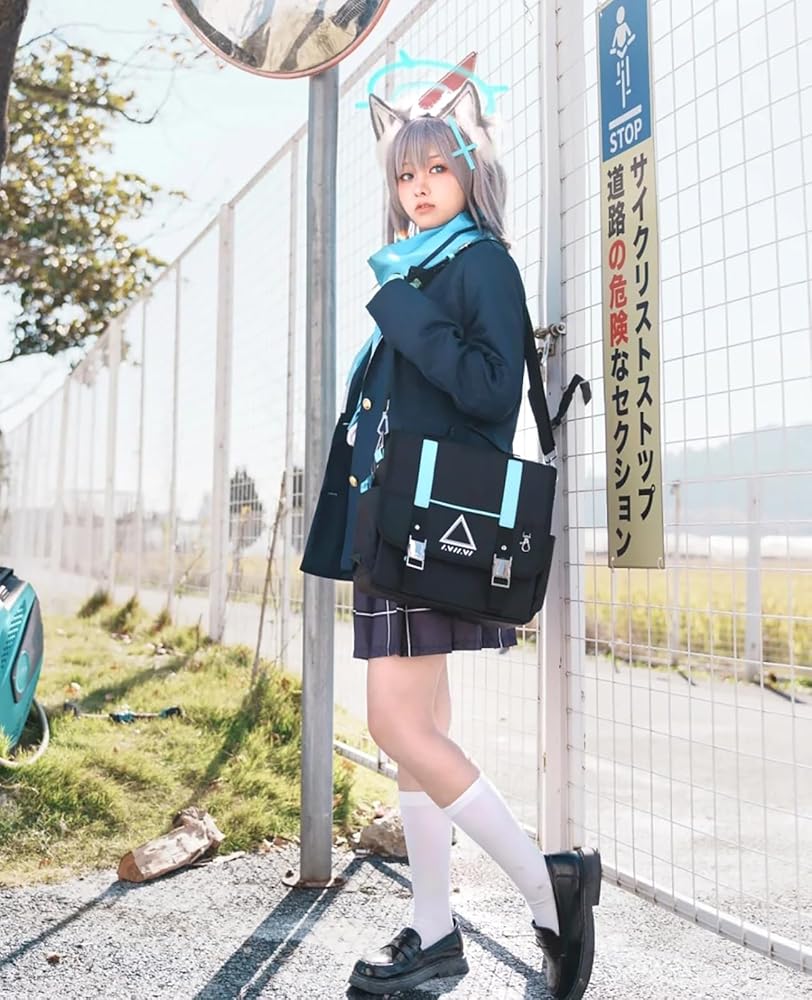 Amazon.co.jp: [NOKIJP] 砂狼シロコ コスプレ衣装 ウィッグ付き 制服