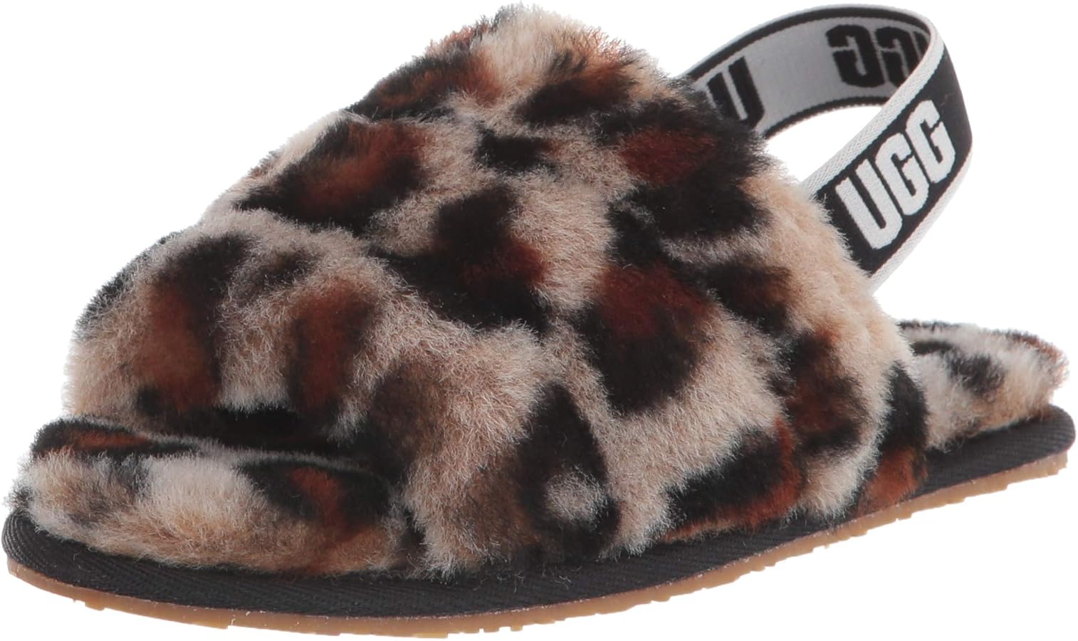 Amazon.com | UGG Unisex-Child T Fluff Yeah Slide Leopard Slipper