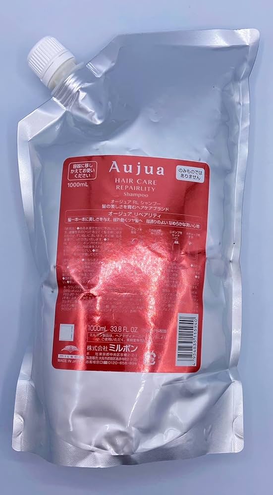 シャンプー Aujua Repairity Shampoo 1000ml Amazon | ミルボン