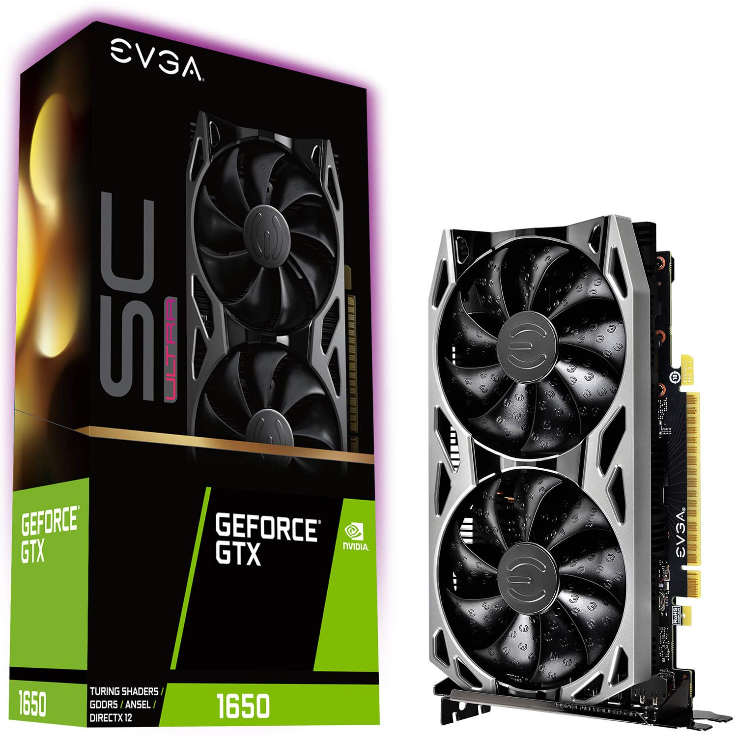 Amazon.com: EVGA GeForce GTX 1650 SC Ultra Gaming, 04G-P4-1057-KR