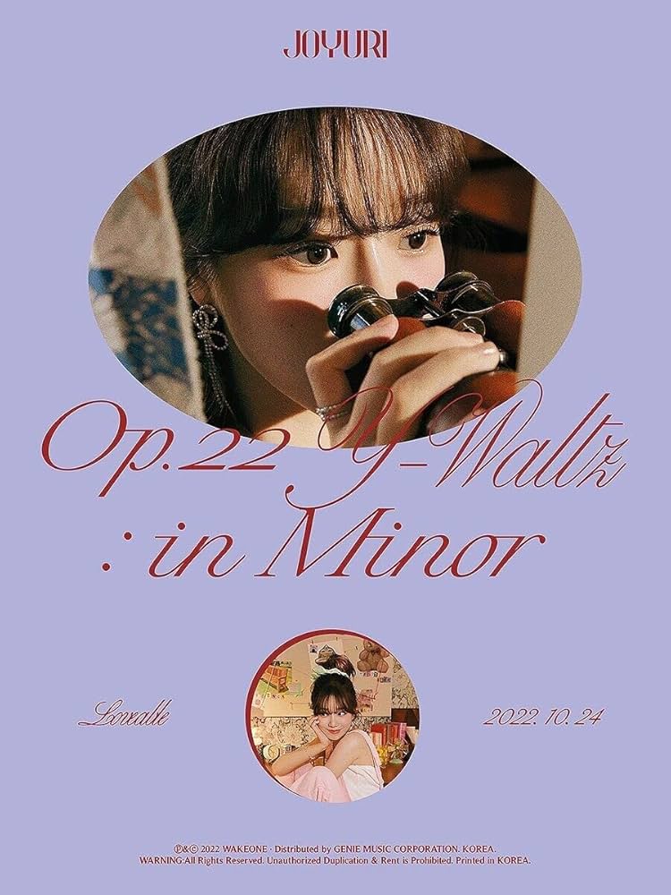 IZ*ONE JO YURI OP.22 Y-WALTZ : IN MINOR 2nd Single Album ( JEWEL
