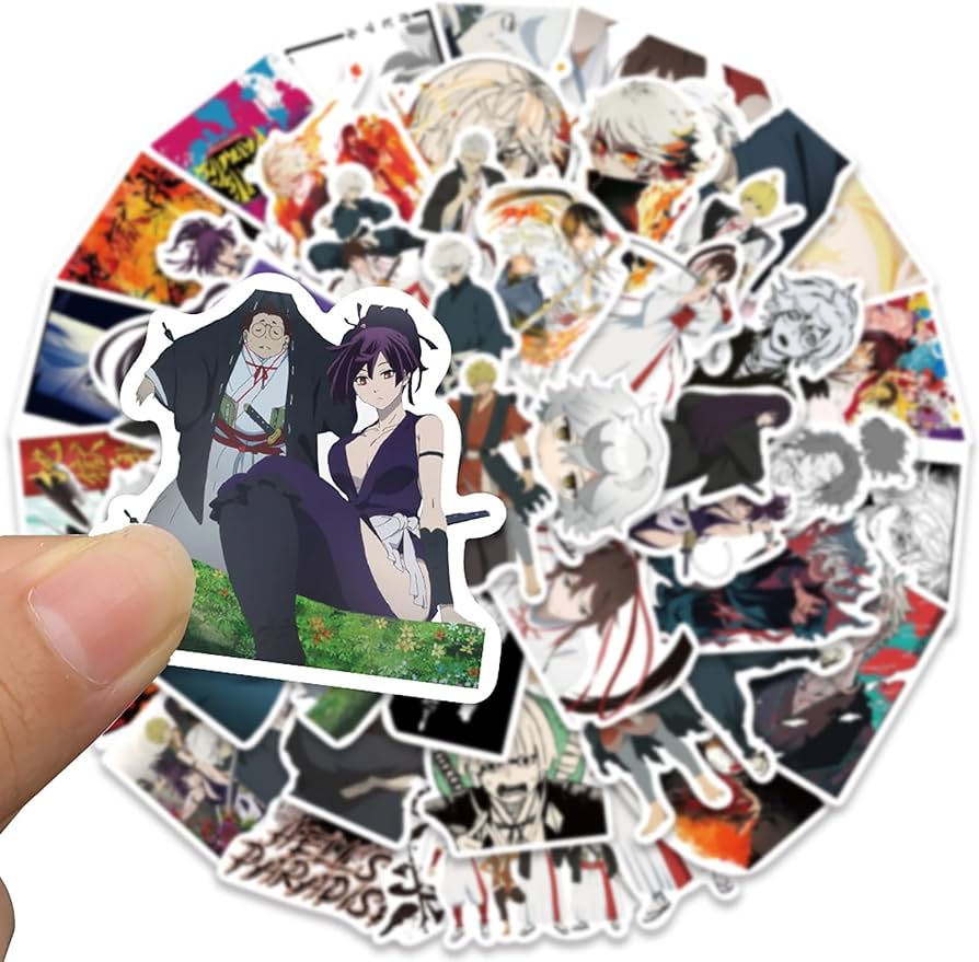Amazon.co.jp: 50枚For地獄楽ステッカー セットおしゃれアニメfor地獄