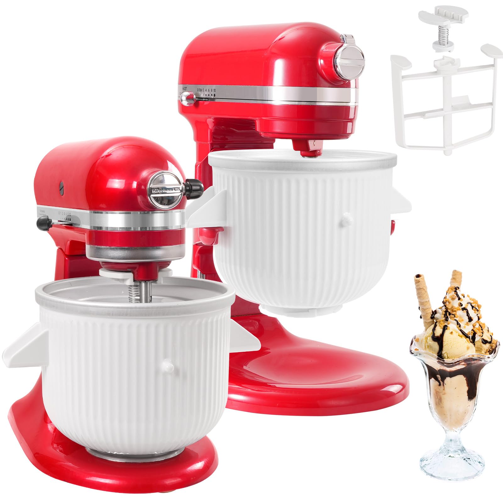 Amazon.co.jp: Kitchenaidスタンドミキサー用アイスクリームメーカー