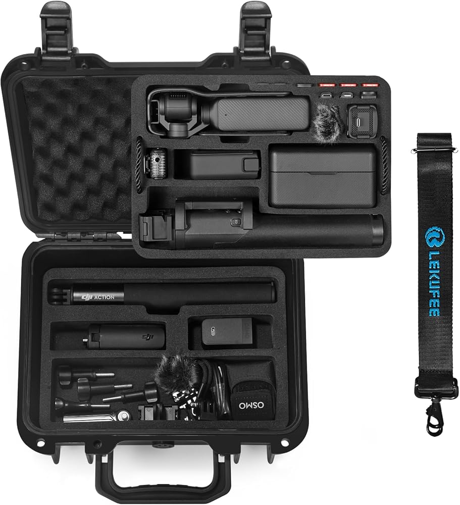 Amazon.com : Lekufee Waterproof Hard Case for DJI Osmo Pocket 3
