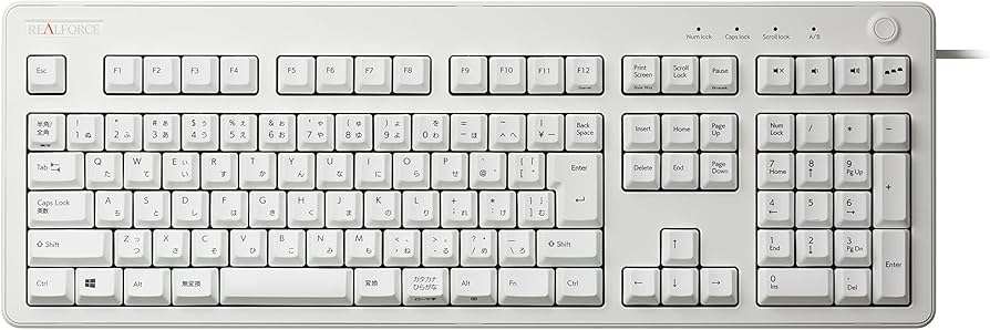 Amazon.co.jp: REALFORCE R3 キーボード 有線 フル 45g 日本語配列