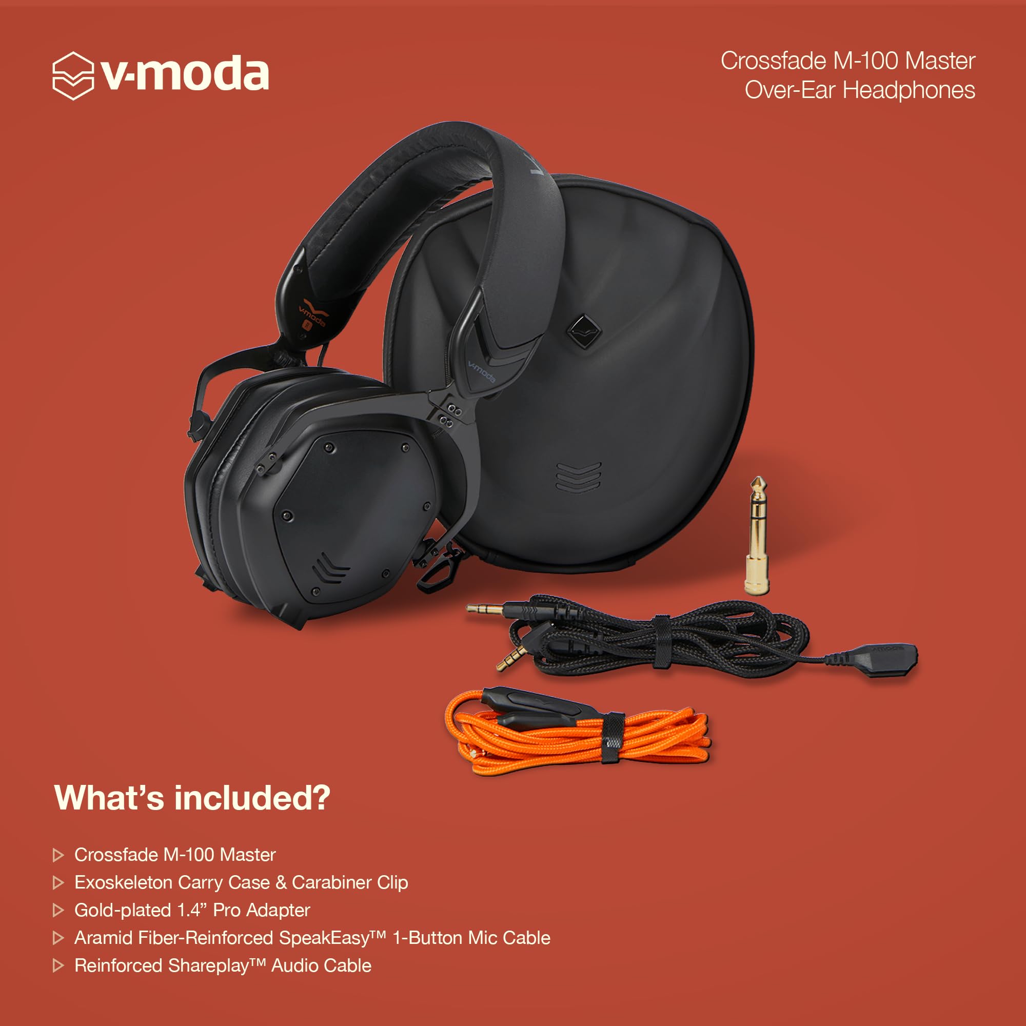 Amazon | V-MODA M-100 Master M-100MA-MB オーバーイヤー DJモニター
