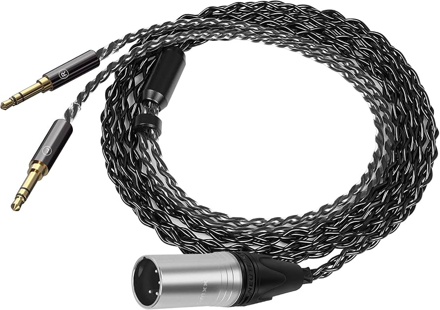 Amazon | Linkidea アップグレード 6N オーディオ ケーブル、HIFIMAN