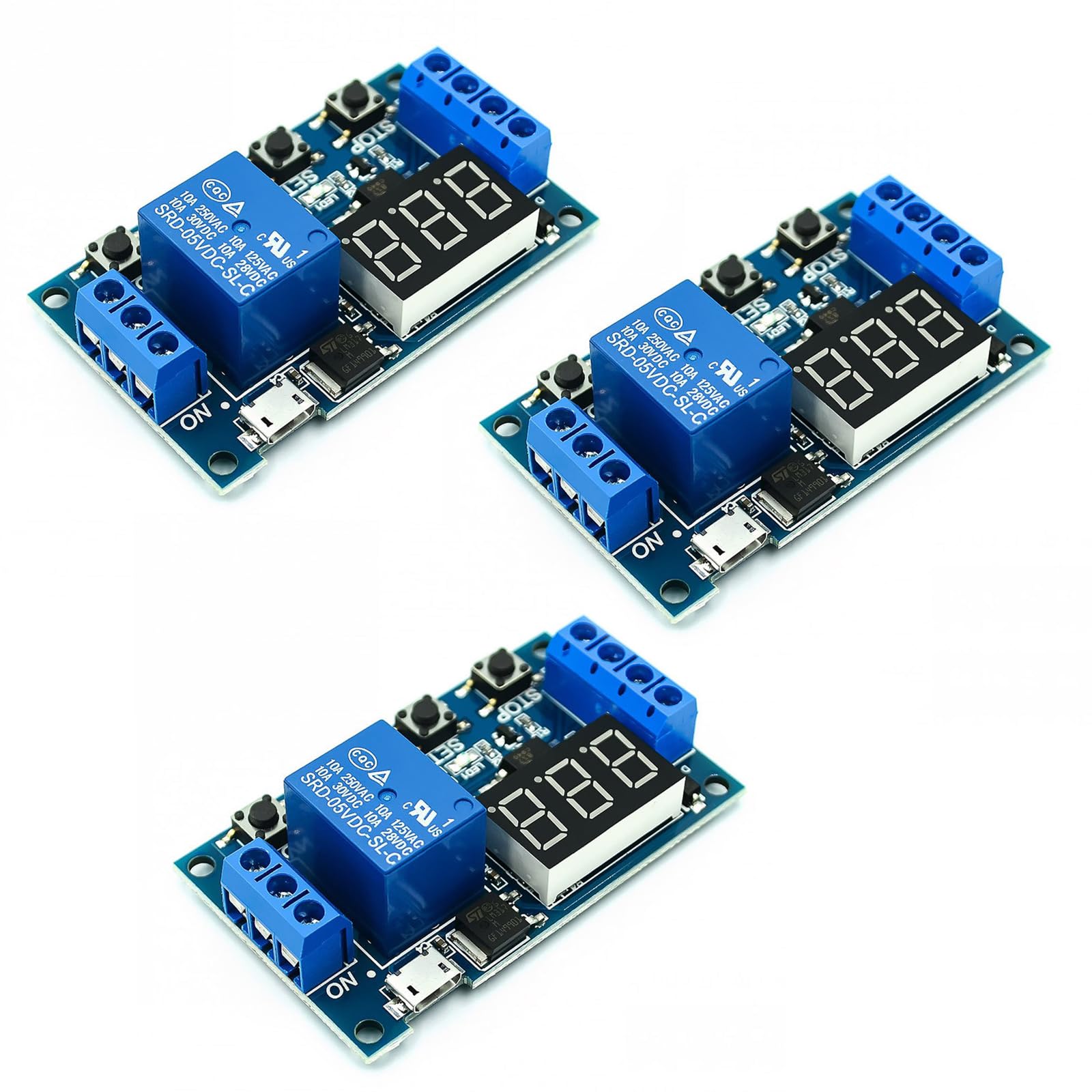 Amazon.co.jp: TVETE オートメーションリレー タイマーリレー