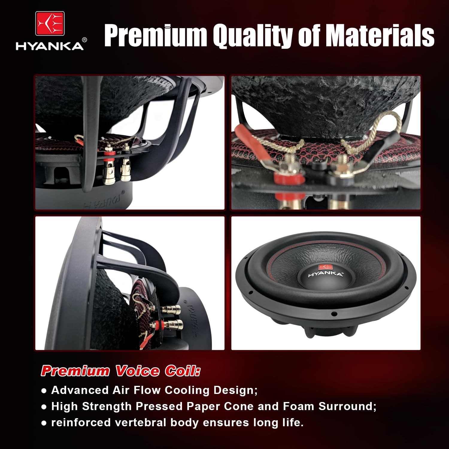 Amazon.co.jp: H YANKA BSF-15-2 15インチサブウーファー - 2400W 最大