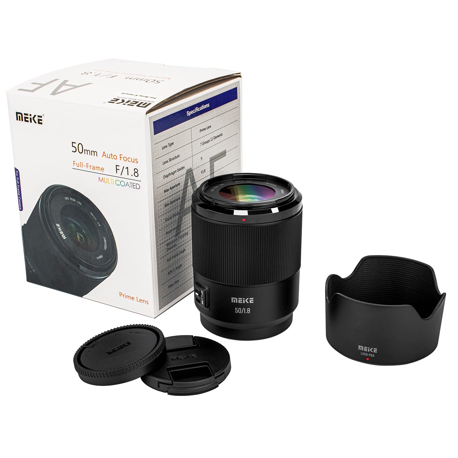 Amazon.co.jp: Meike 50mm F1.8 フルフレーム AF STM(A ステッピング