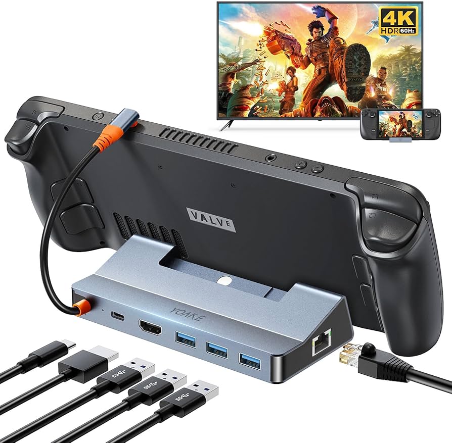 Amazon | YOAKE Steam Deck/Switch/Rog Ally/Legion Go用 TV ドック 6
