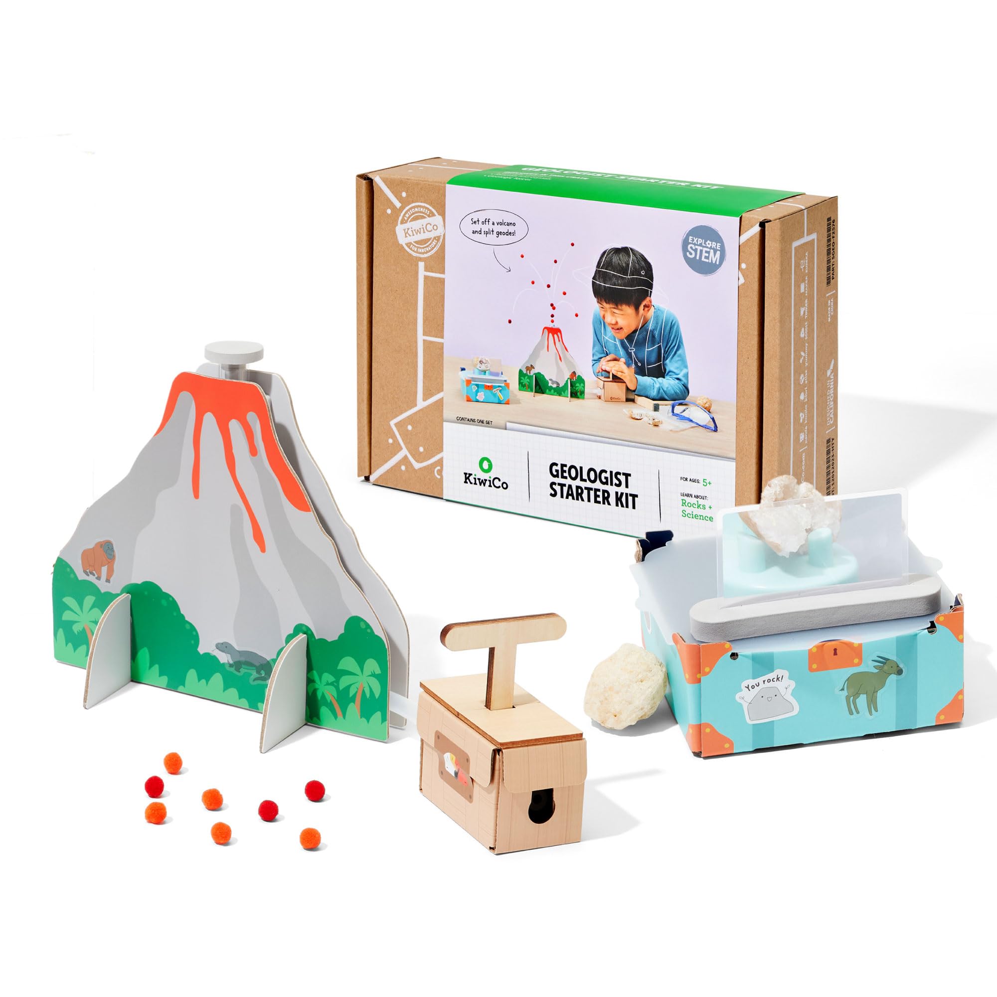 Amazon.com: KiwiCo Volcano Science Kit for Kids Ages 5–8 – STEM