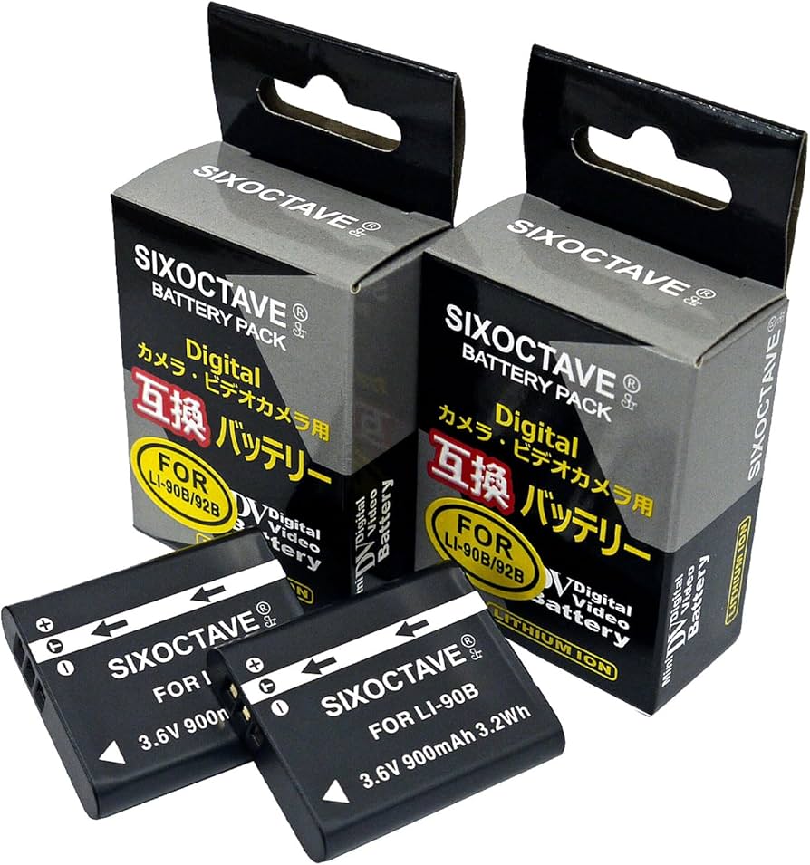 Amazon | str 2個セット オリンパス LI-90B LI-92B 互換バッテリー