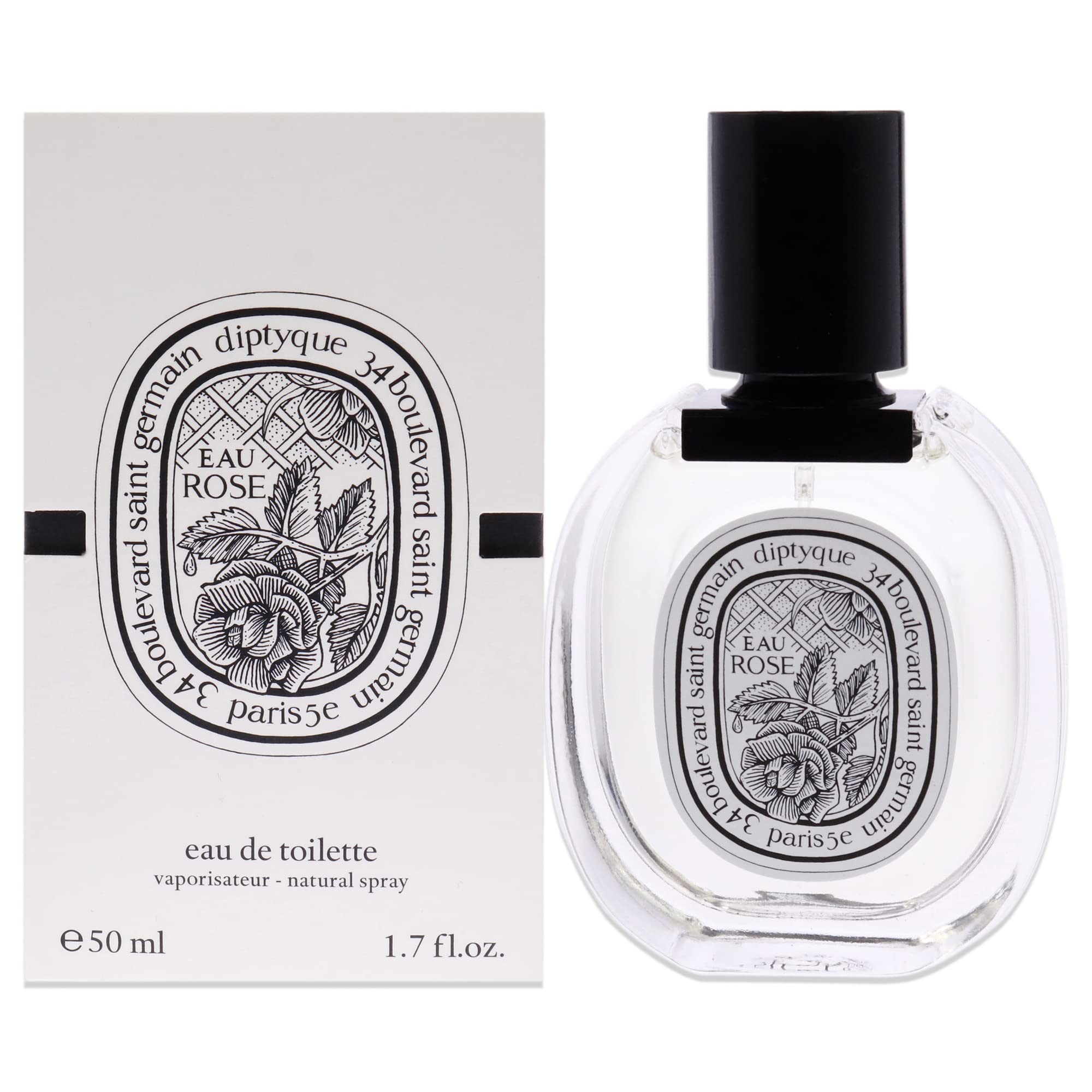 Amazon.com : Diptyque Eau Rose Women EDT Spray 1.7 oz : Beauty