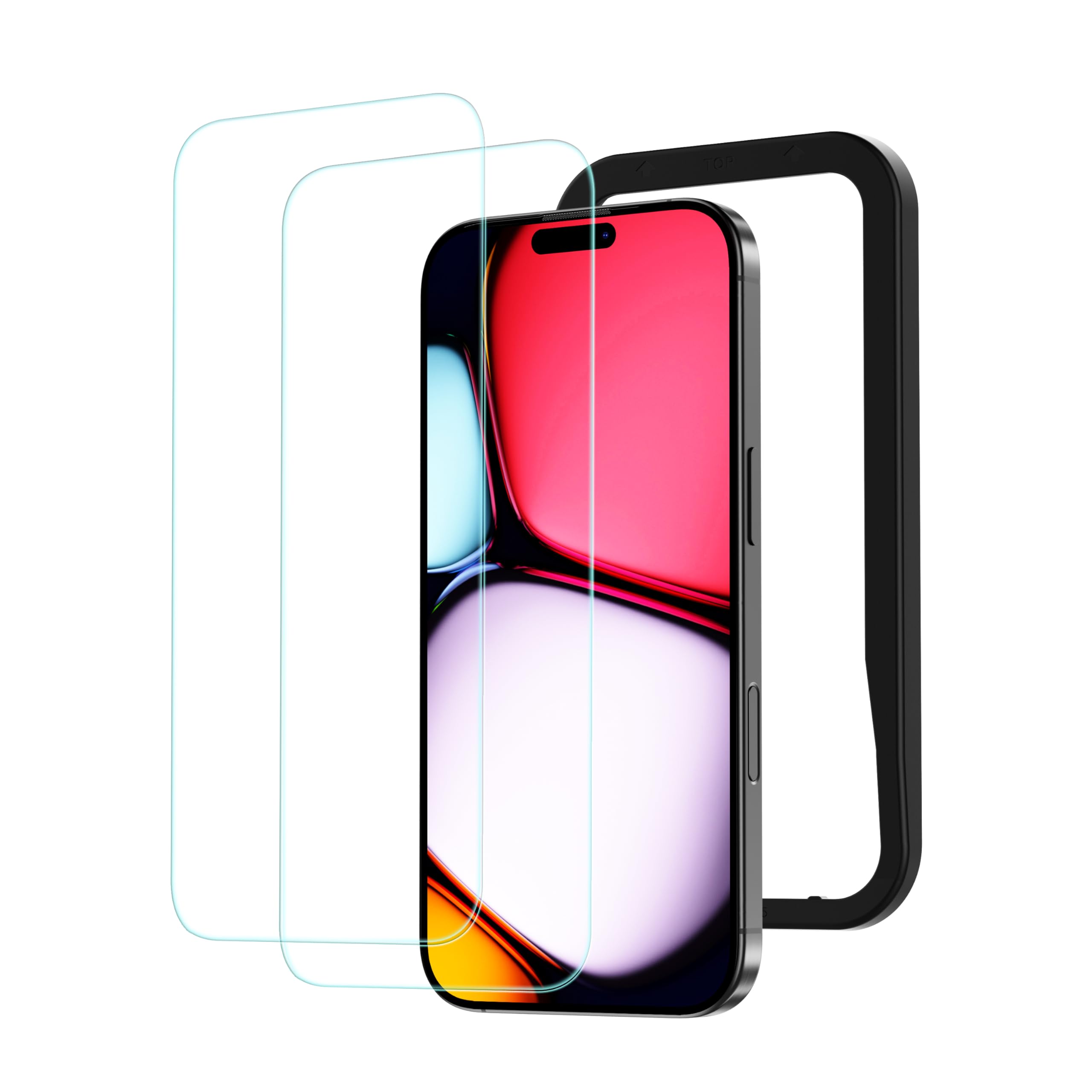 Amazon | NIMASO ガラスフィルム iPhone 16 pro/iPhone 17 用 強化