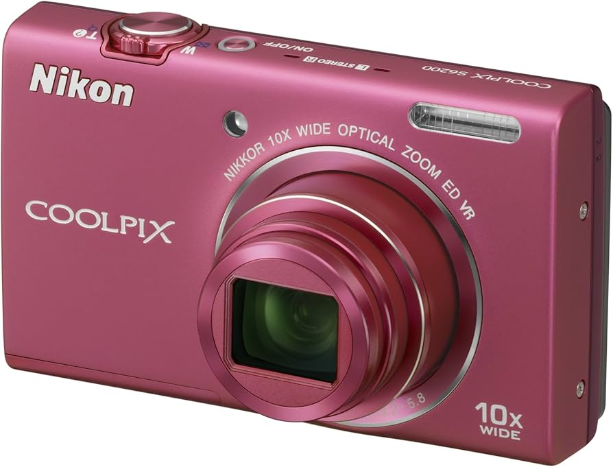Amazon.com: Nikon COOLPIX S6200 Compact Digital Camera - Pink