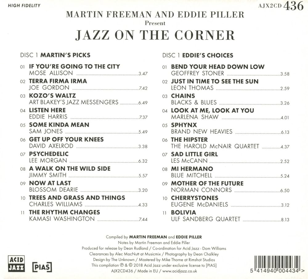 Various Artists - Martin Freeman and Eddie Piller Present Jazz On