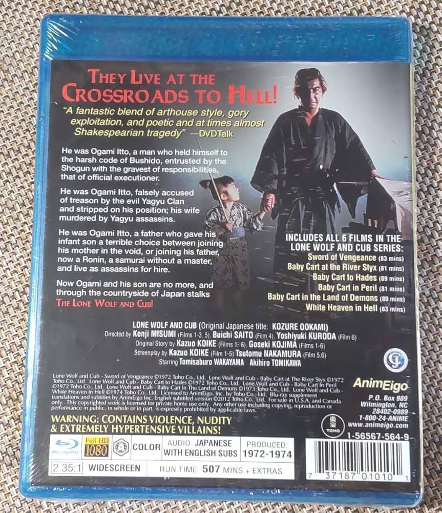 Amazon.co.jp: 【Lone Wolf and Cub 子連れ狼】COMPLETE 6-FILM BLU
