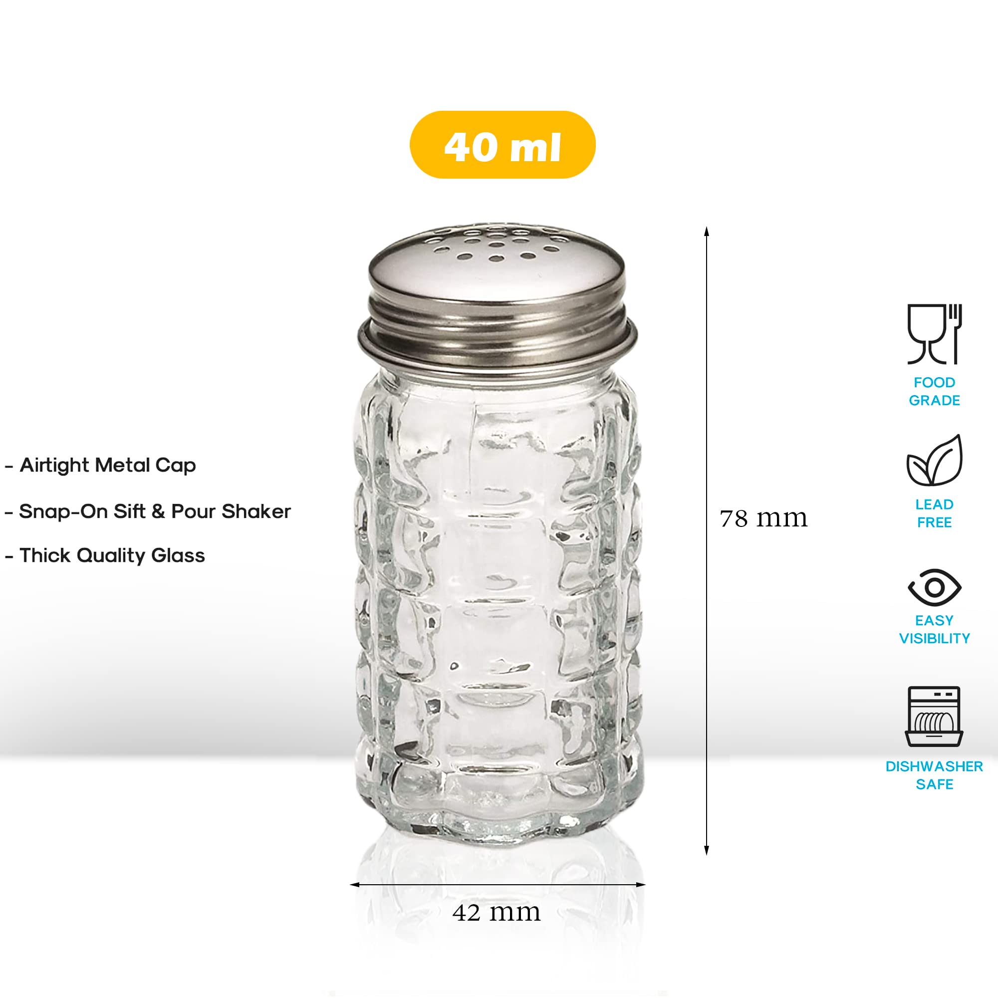 Amazon.com: Retro Style Salt and Pepper Shakers with Stainless