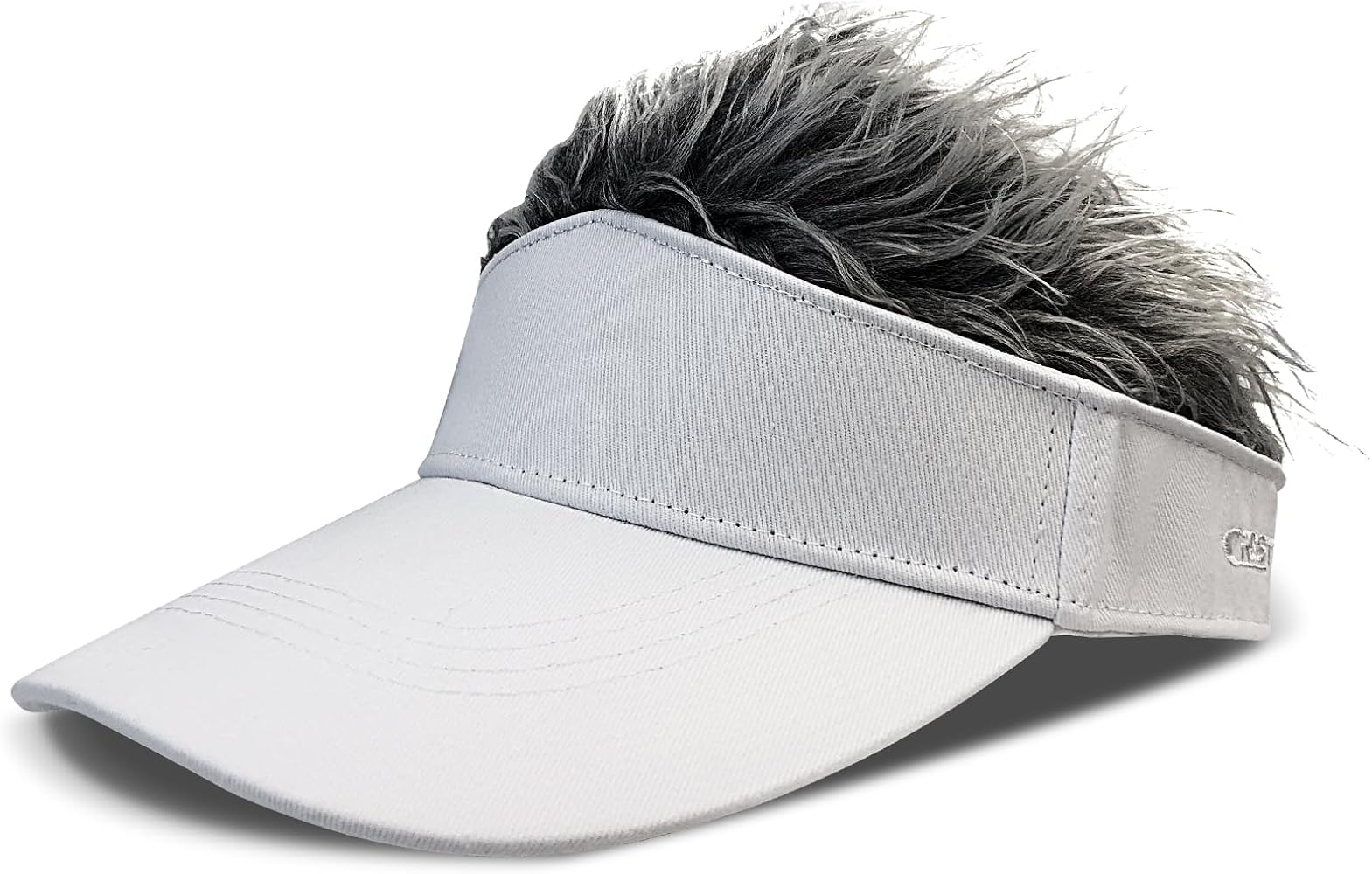 Amazon | [Crestgolf] ゴルフ 毛糸 ヘアバイザー 日除け帽子 メンズ