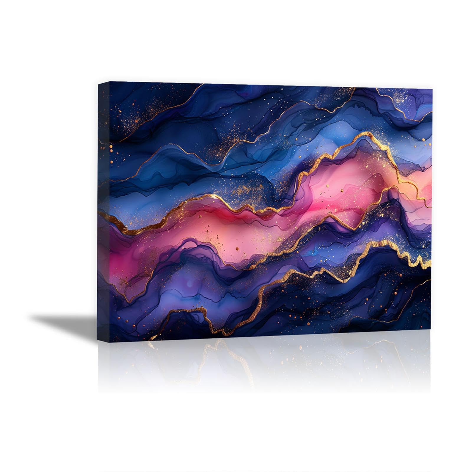 Amazon.co.jp: SHYAMIC アートパネル 抽象 飾り絵画, 流動的な抽象芸術