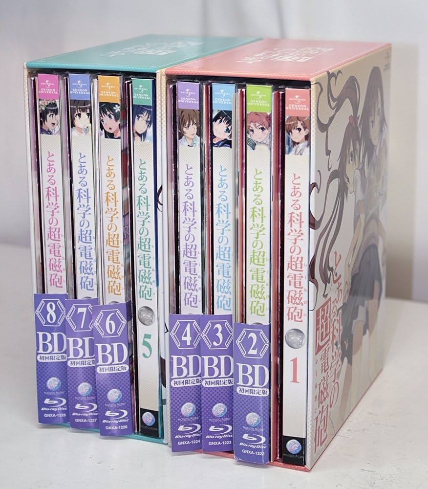 とある科学の超電磁砲 レールガン Blu-ray 7巻セットまとめ売り 未開封