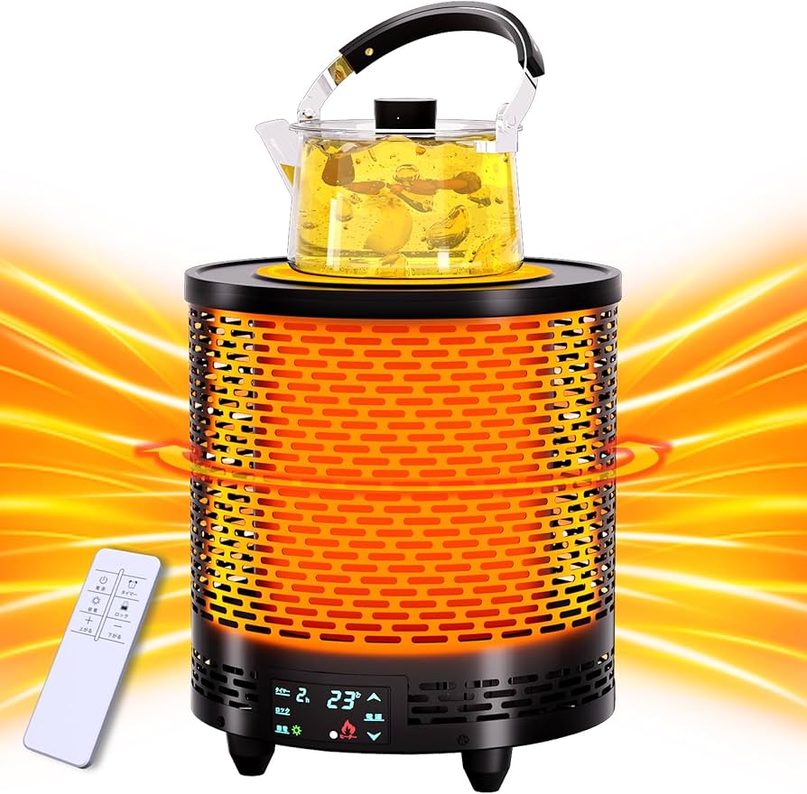 Amazon | 【2024最新進化＆暖房ヒーター】ストーブ ヒーター 電気