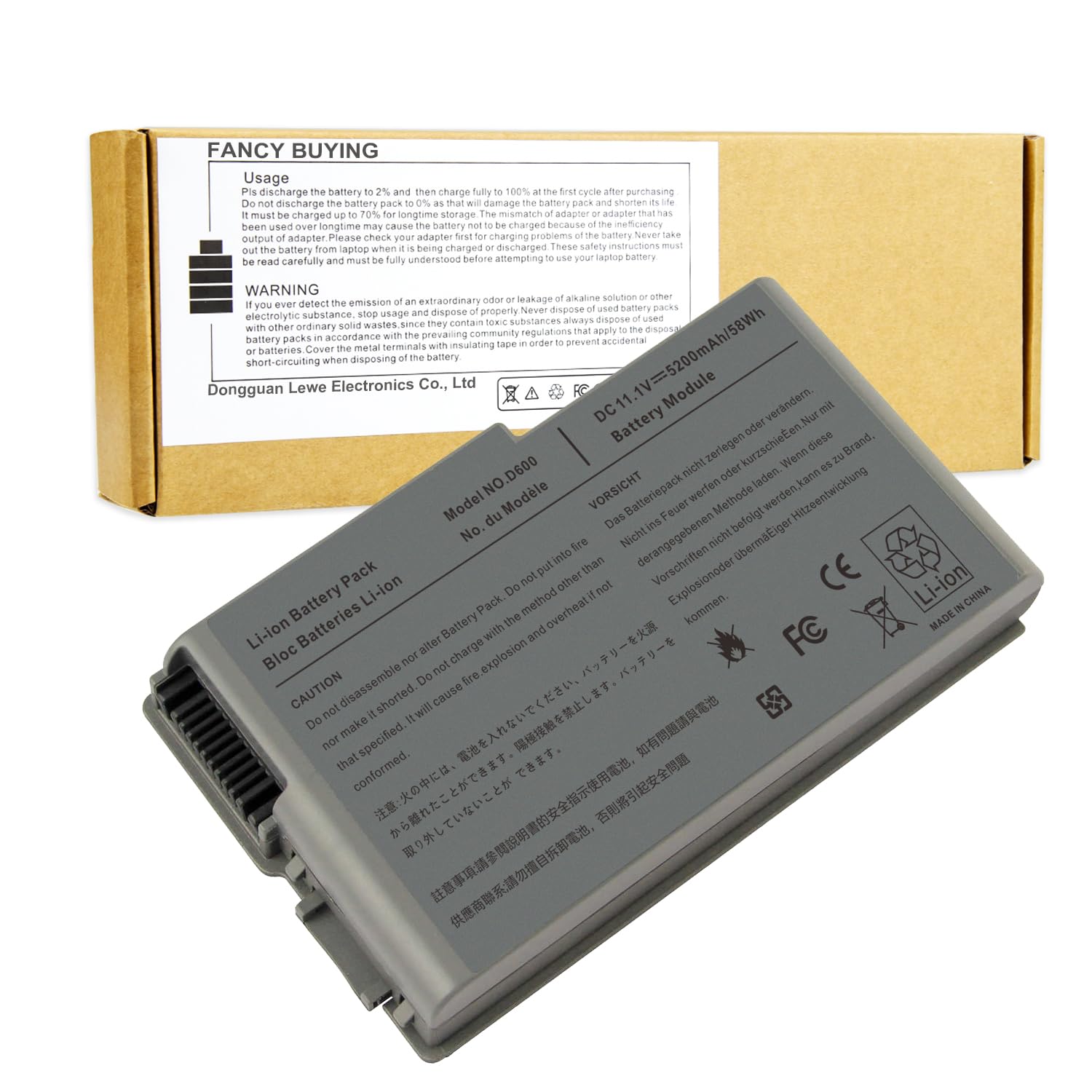 Amazon.com: Fancy Buying Latitude D600 Laptop Battery for Dell