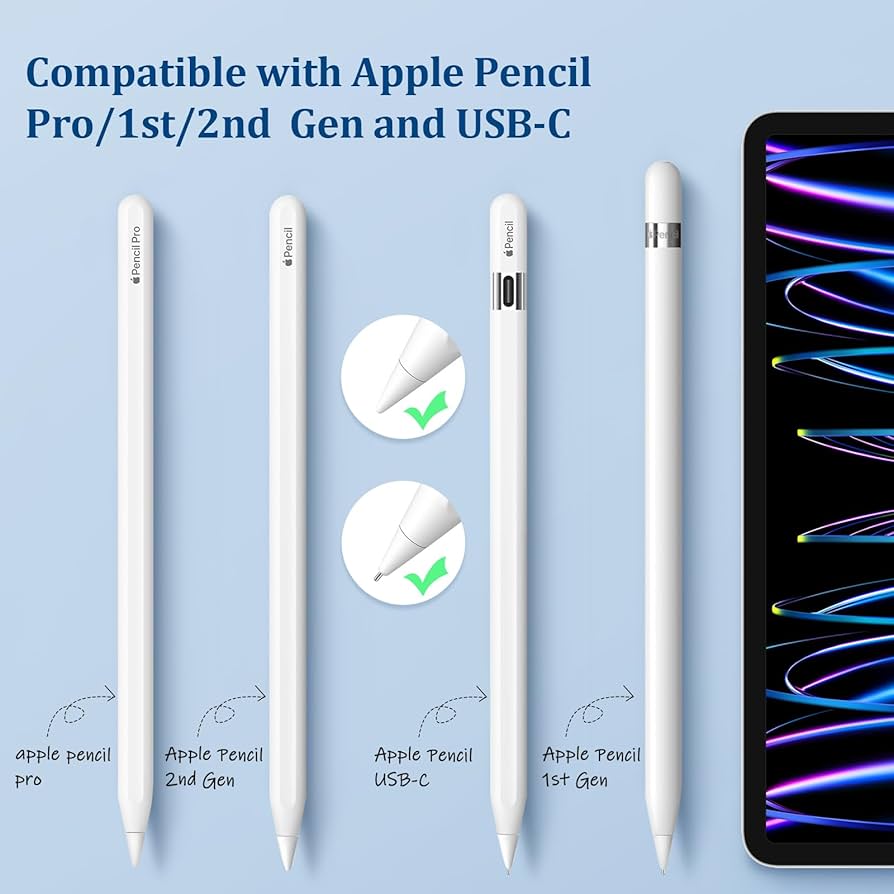 Amazon.com: Replacement Tips for Apple Pencil Pro/2nd Gen/1st Gen