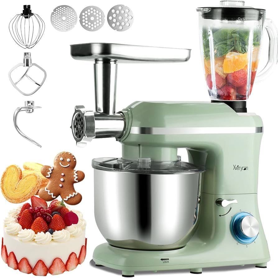 Amazon | Xverycan スタンドミキサー 6L 大容量 業務用 家庭用 多機能