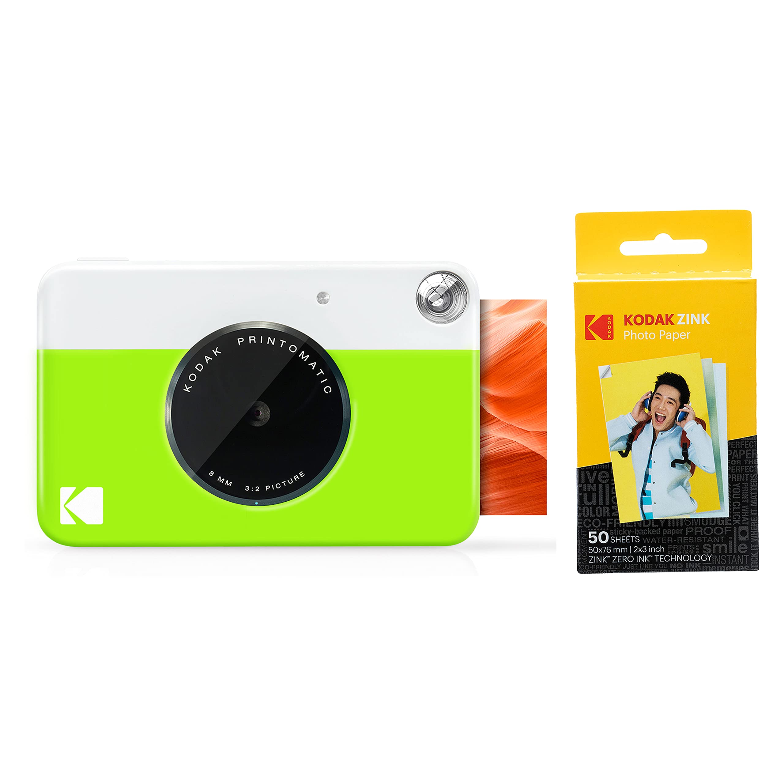 Amazon.com : Kodak Printomatic Digital Instant Print Camera (Neon