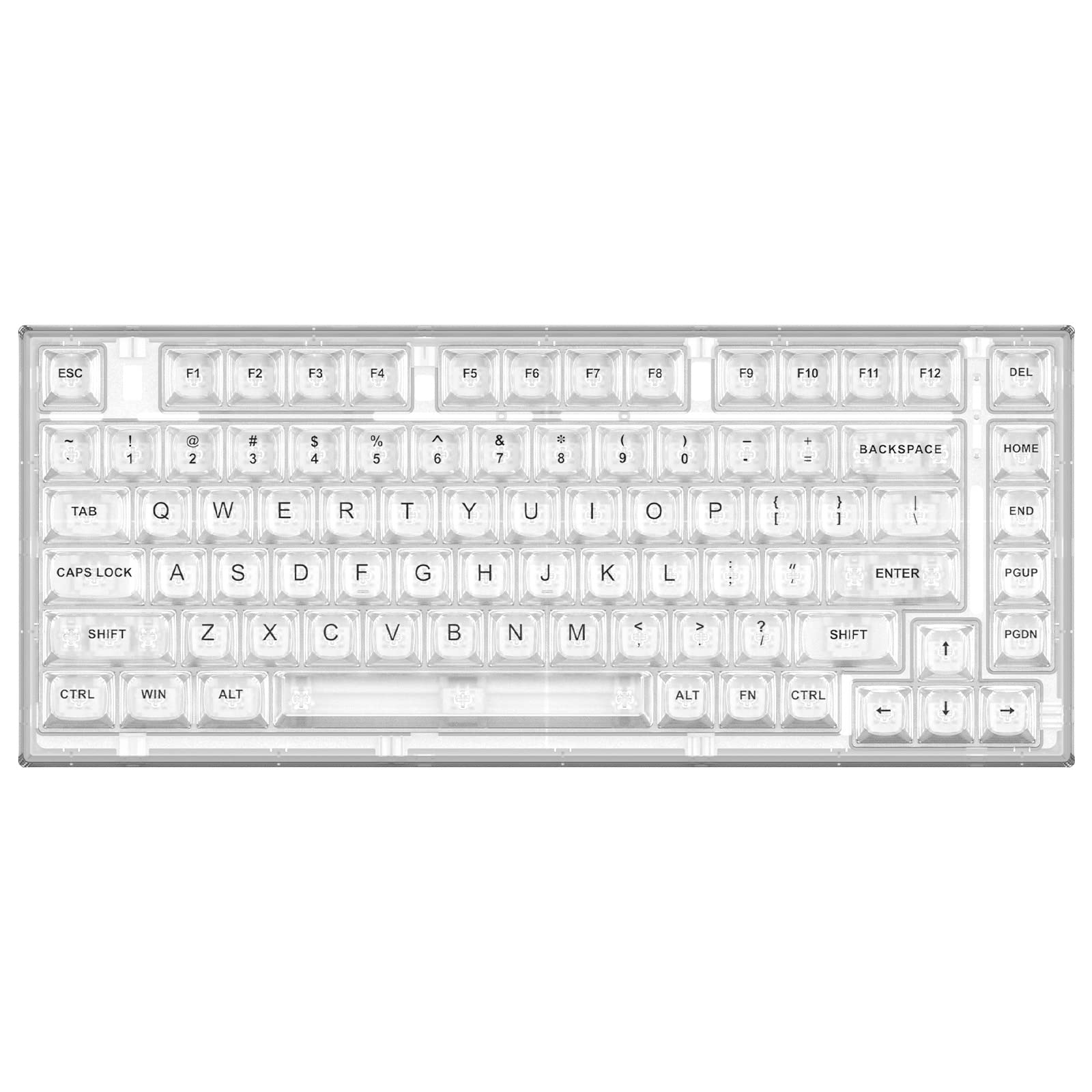 Amazon | YUNZII X75 PRO 82キーワイヤレス ホットスワップ対応 英語