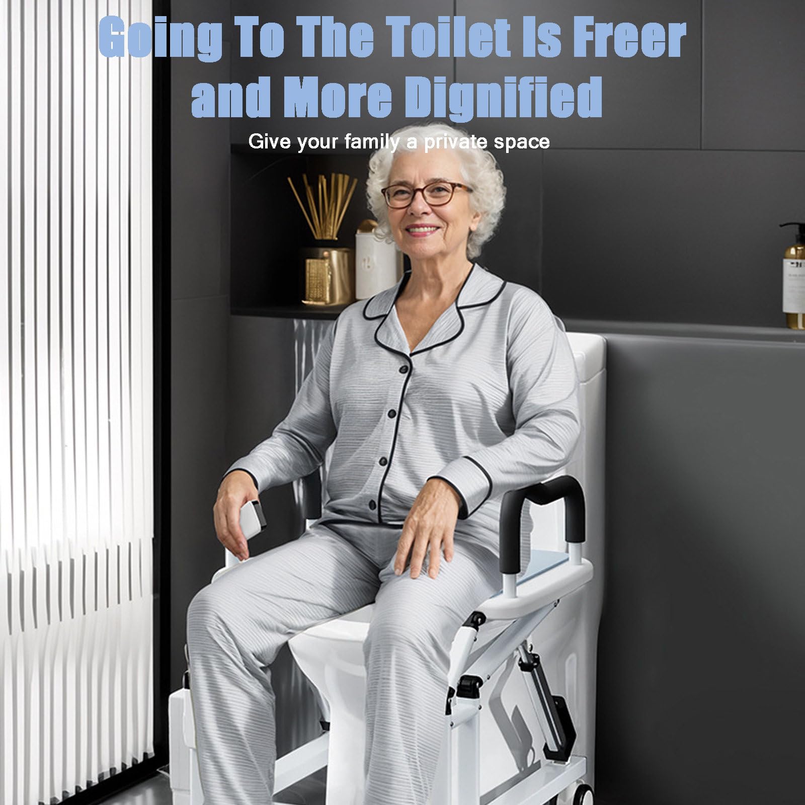 Amazon.co.jp: 高齢者用電動昇降トイレ、トイレ補助装置、家庭用