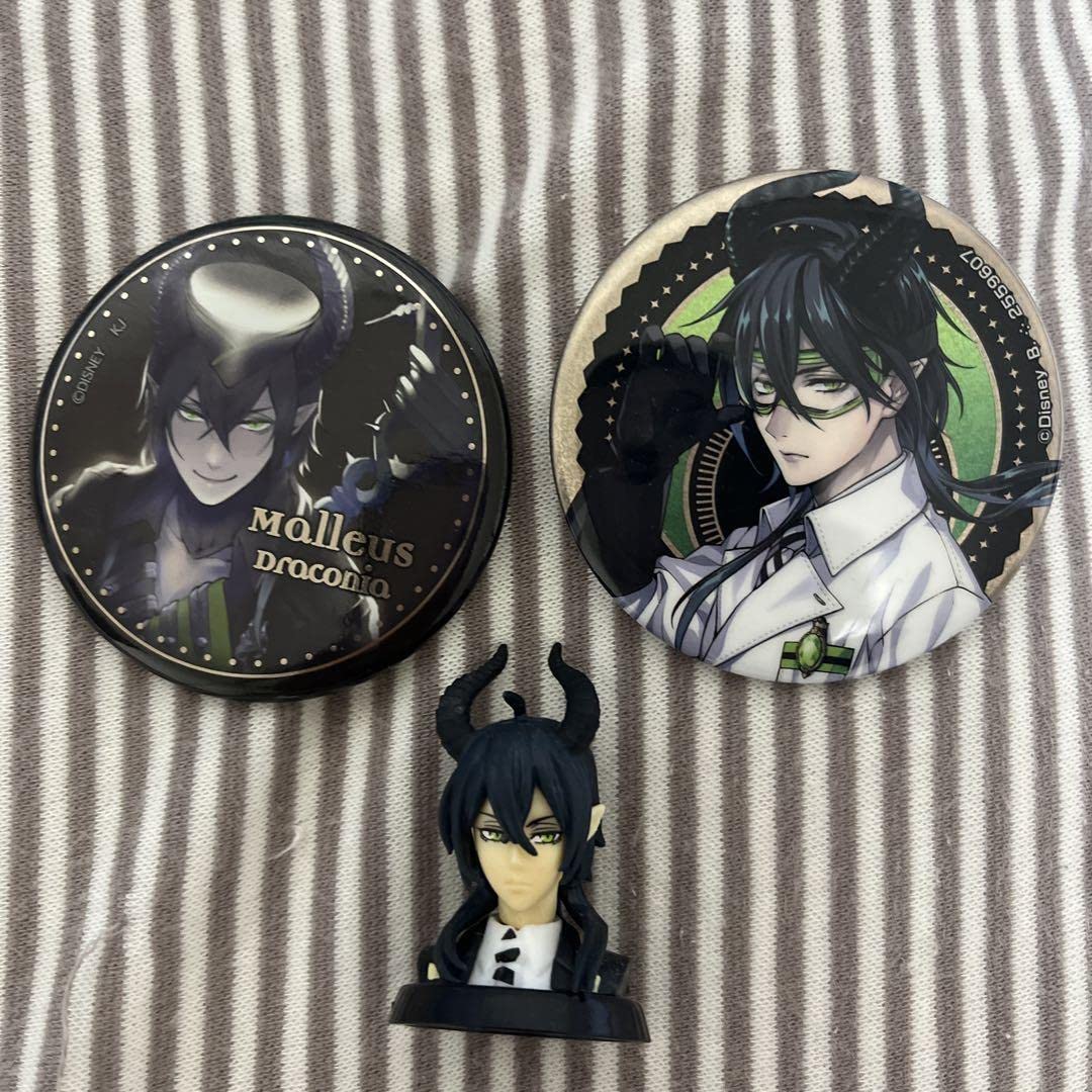 ツイステ マレウス ブレイジングジュエル 缶バッジ 10点 ツイステ