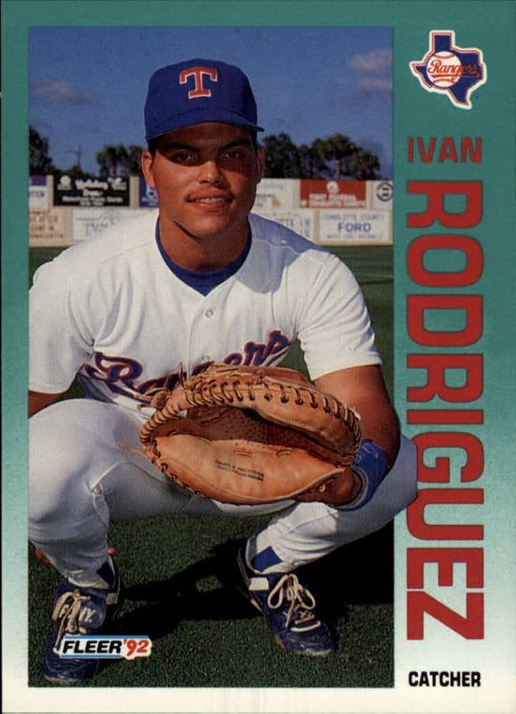Amazon.com: 1992 Fleer Baseball Card #316 Ivan Rodriguez