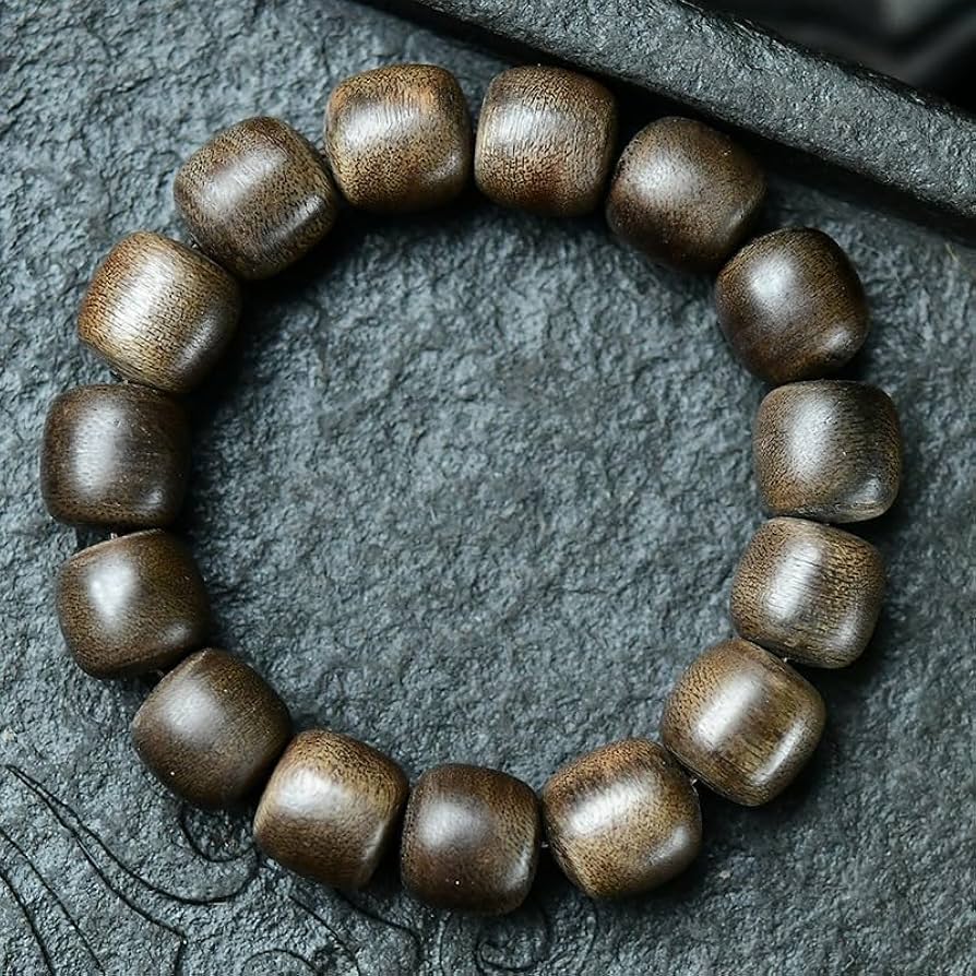 Amazon.com: 白棋楠沉香手串真品高档沉香木手链高端佛珠手串念珠