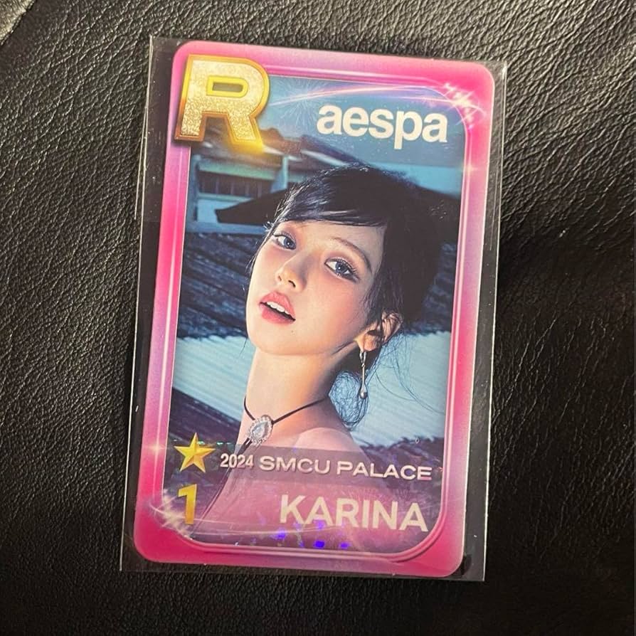 Amazon.co.jp: aespa smtown Real Card Karina SUPERSTAR : Office