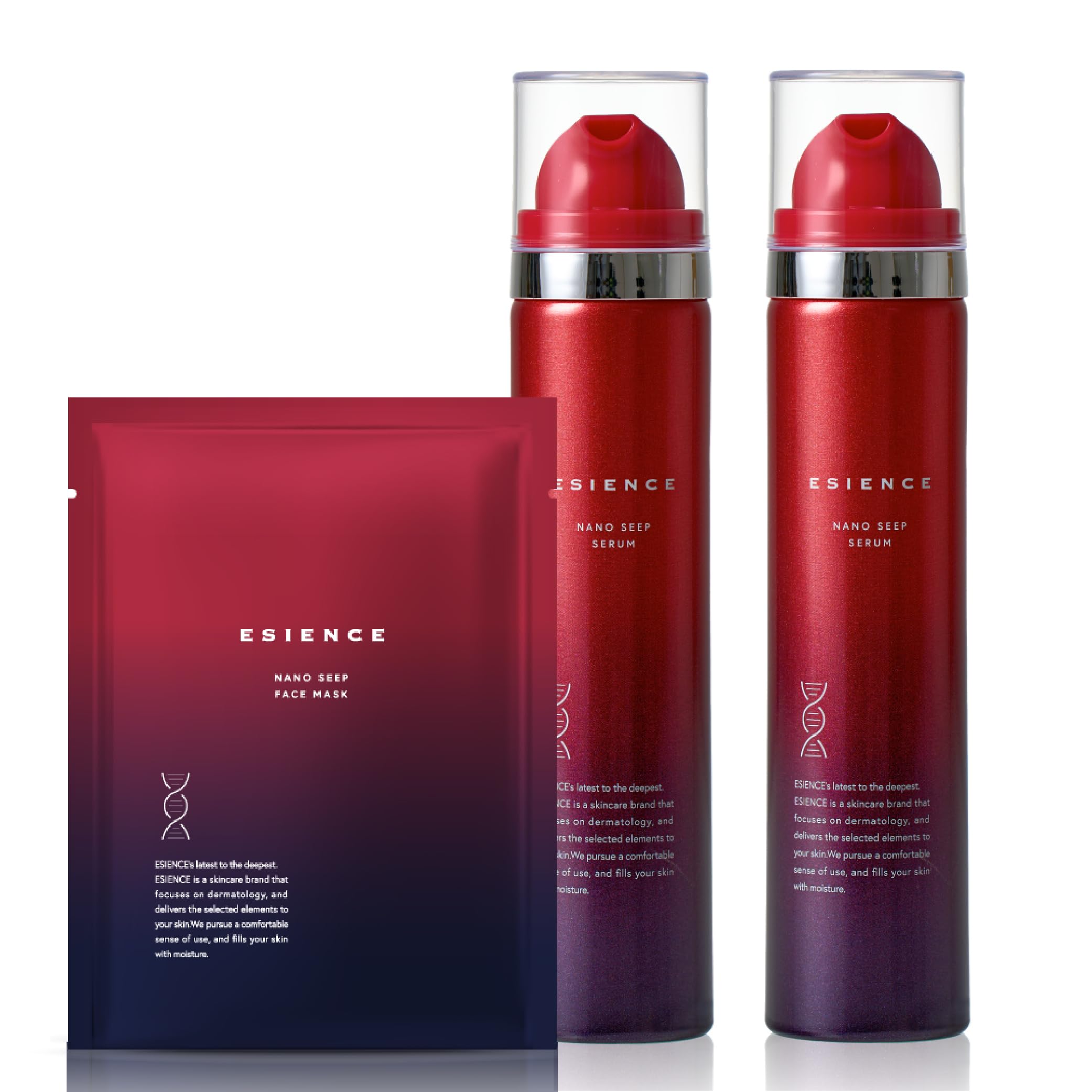 Amazon.co.jp: ESIENCE2本セットフェイスマスク付き : ビューティー