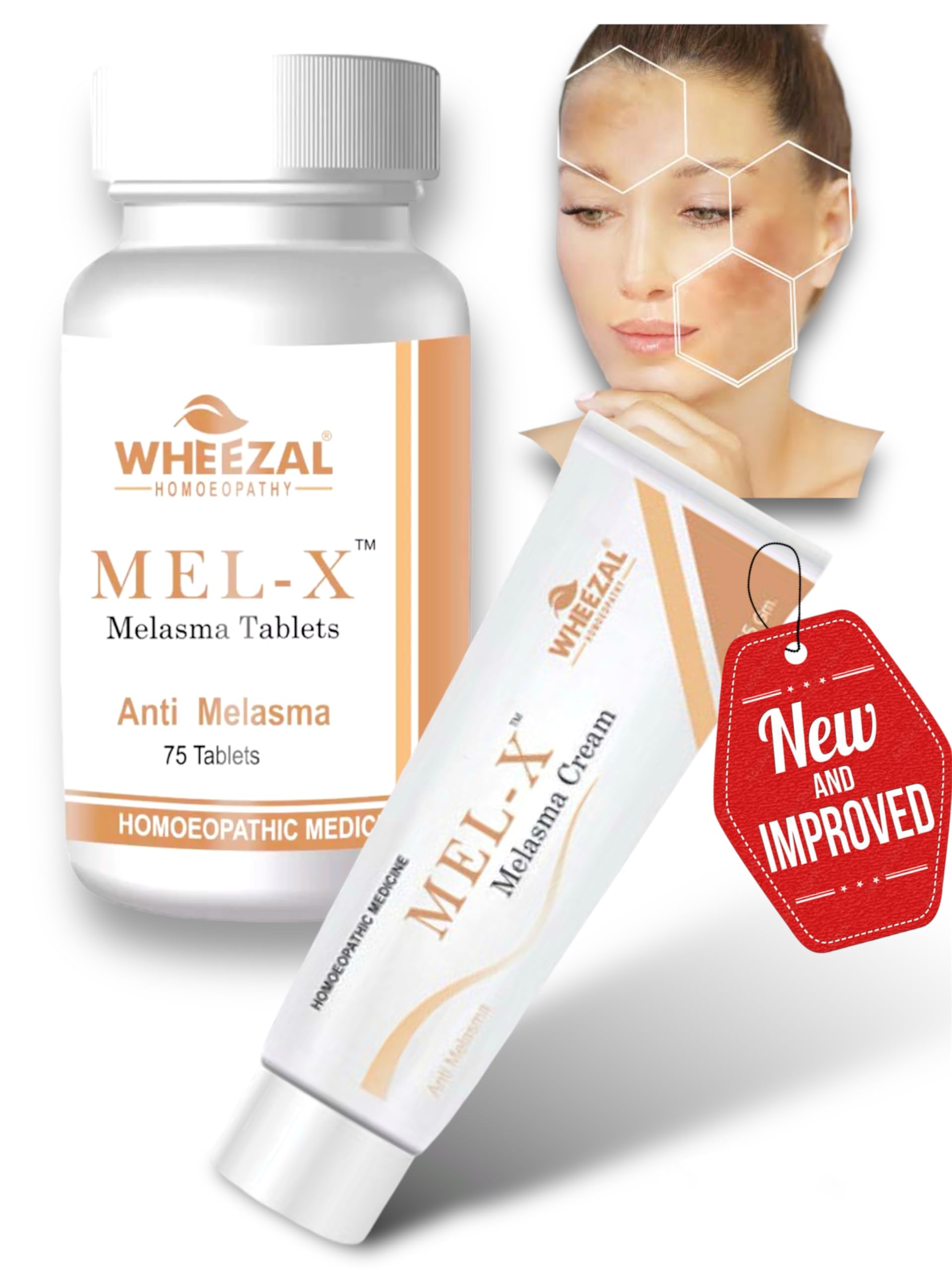 Amazon.com: Abd019 Wheezal Mel X Melasma Tablets & Wheezal Mel X