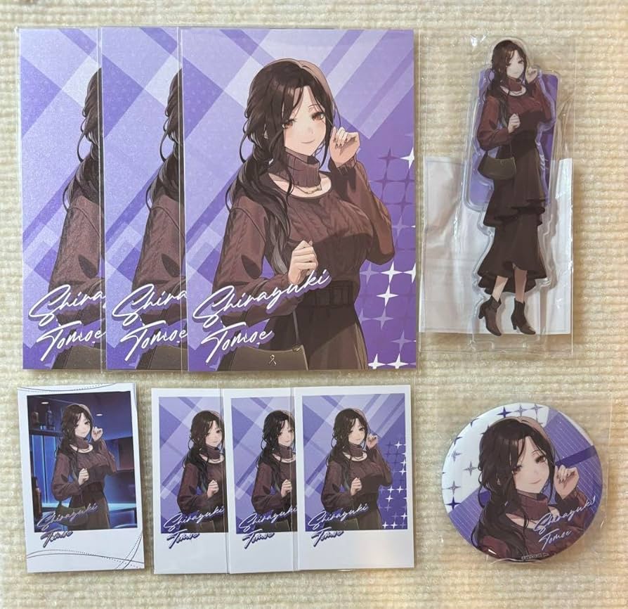 Amazon.co.jp: にじさん 白雪巴 中国 限定 アクスタ チェキ 特典