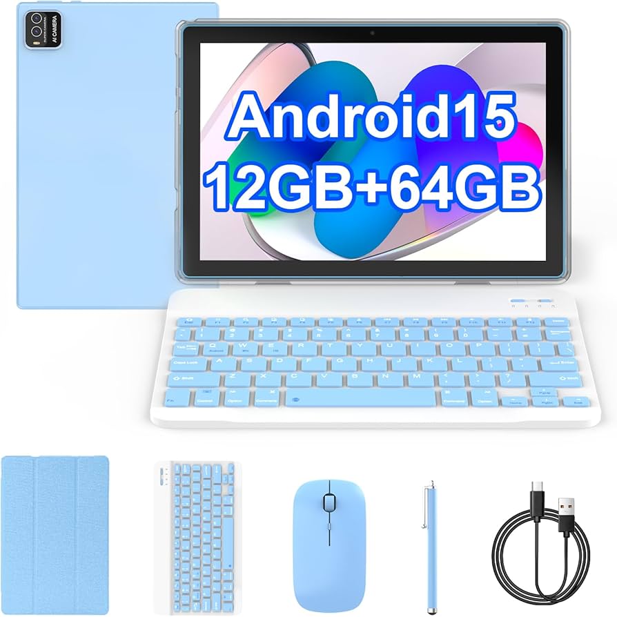 Amazon.com : COOPERS Tablet Android 15, 10 inch Tablet 12GB RAM+