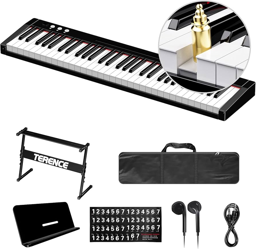 Amazon | TERENCE 電子キーボード 140音色128リズム キーボード 61鍵盤