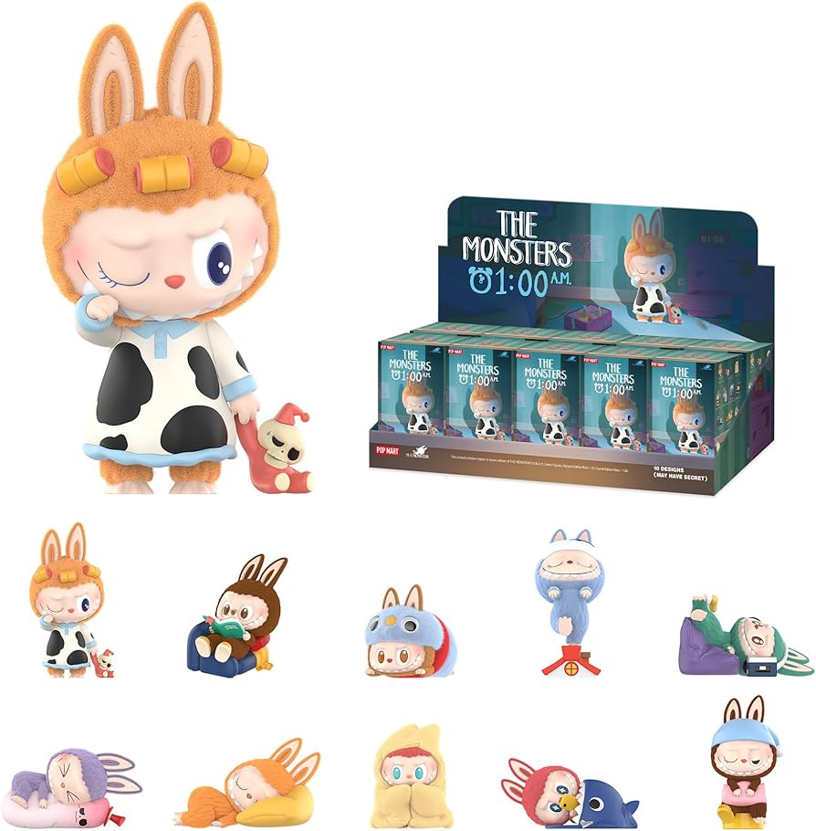 Amazon.com: POP MART The Monsters 1:00 A.M. Series Blind Box