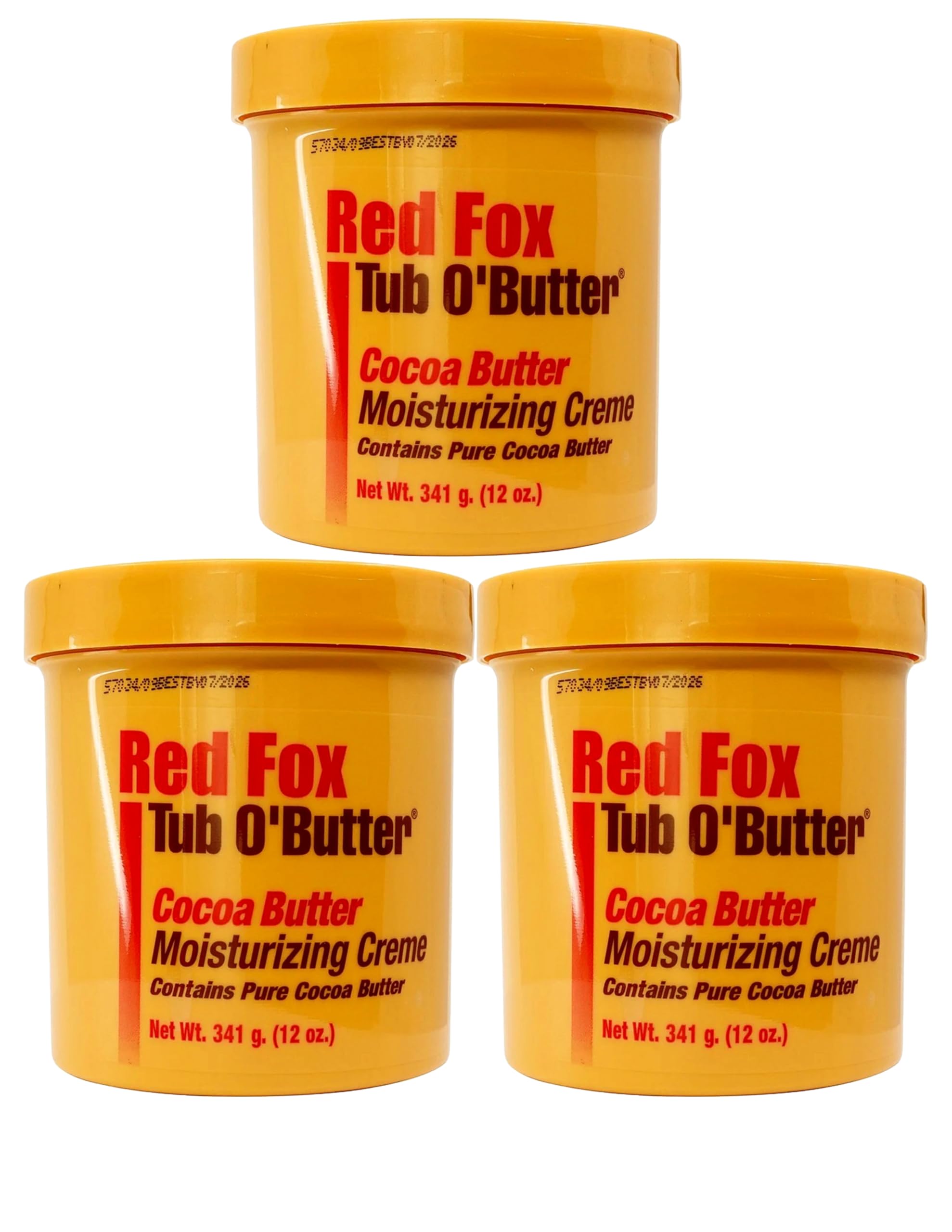 Amazon.com : Red Fox Tub O'Butter Cocoa Butter, Moisturizing Creme
