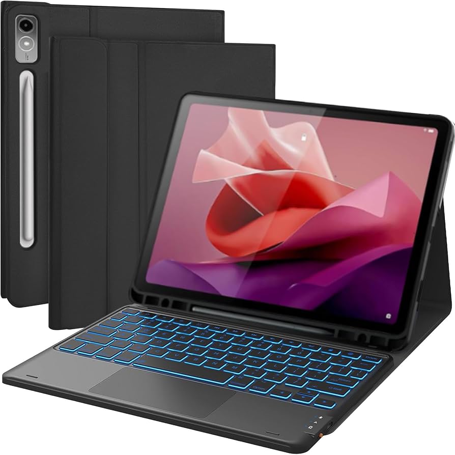 Amazon.com: QYiiD Backlit Touchpad Keyboard Case for Lenovo Tab
